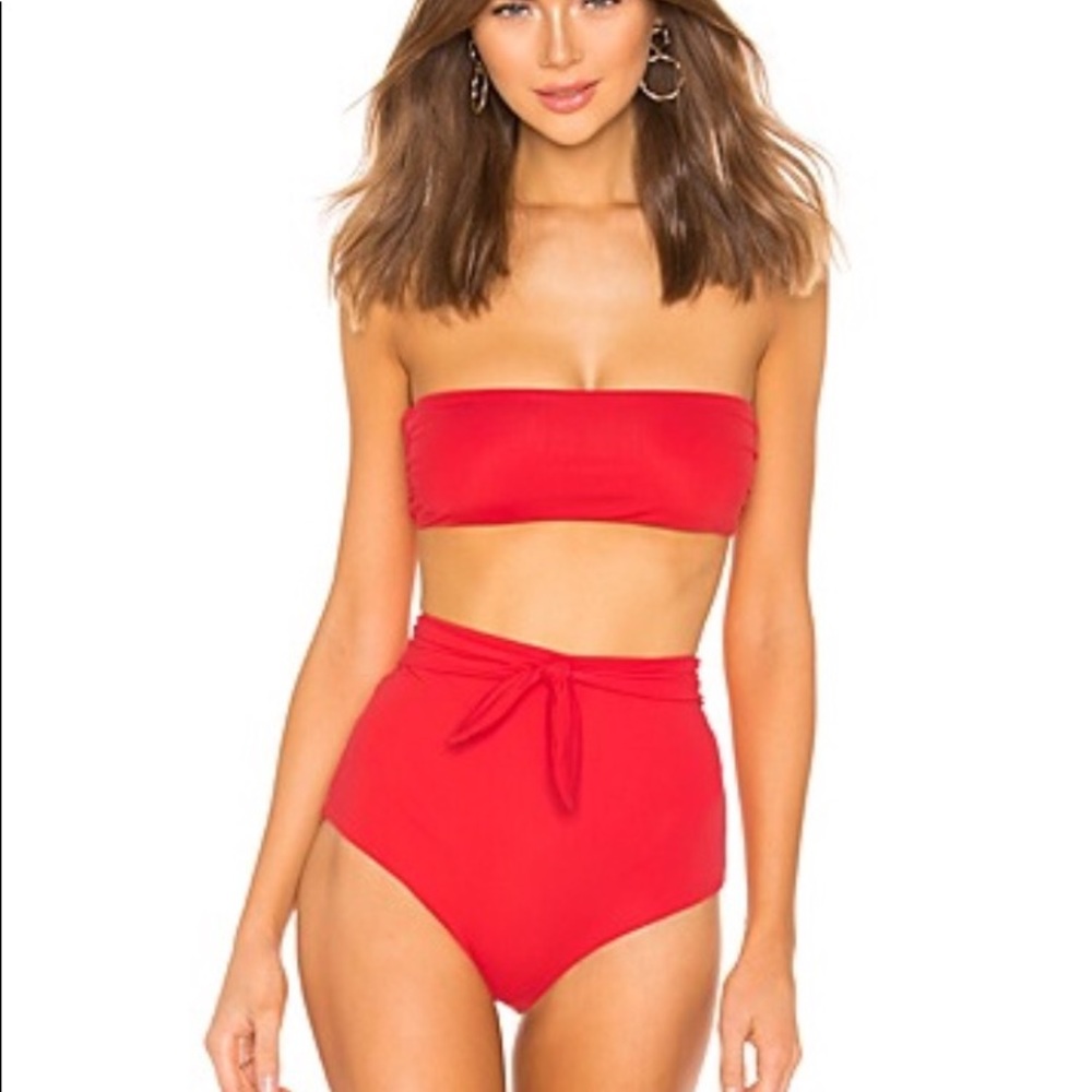 COPY - Mara Hoffman high waisted bikini set